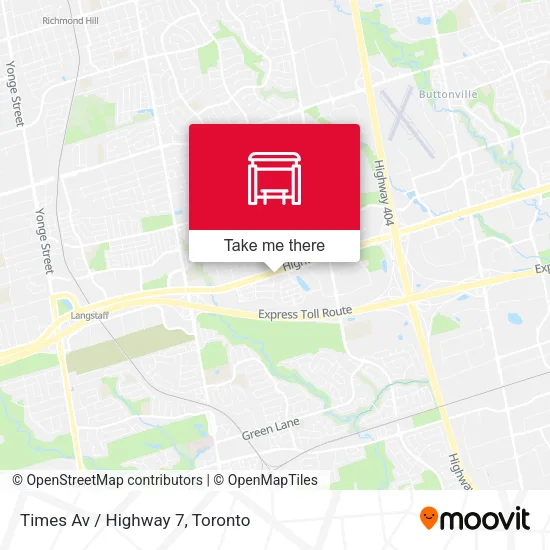 Times Av / Highway 7 map