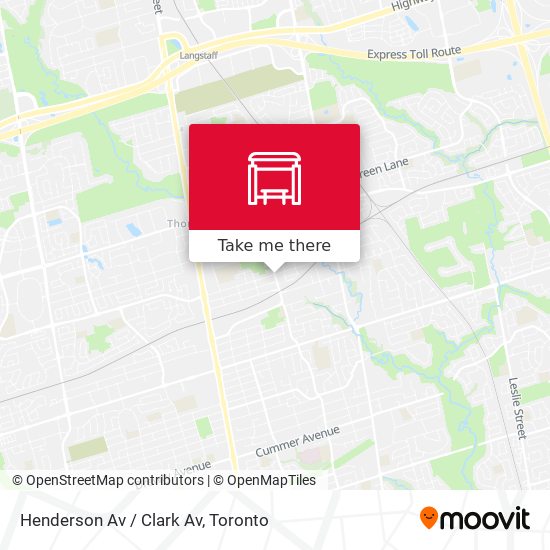 Henderson Av / Clark Av map
