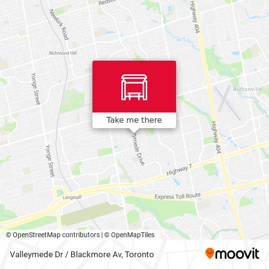 Valleymede Dr / Blackmore Av plan