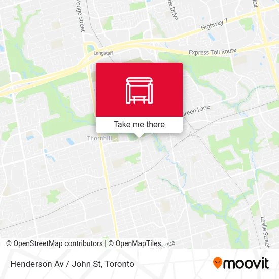 Henderson Av / John St map