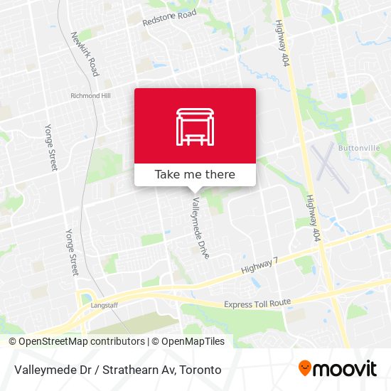 Valleymede Dr / Strathearn Av map