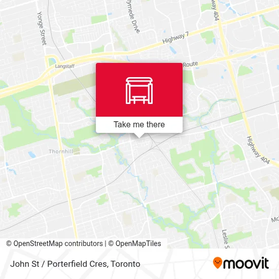 John St / Porterfield Cres map