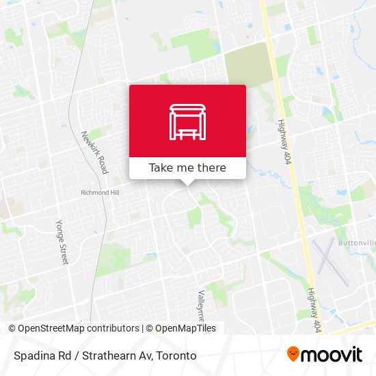 Spadina Rd / Strathearn Av plan