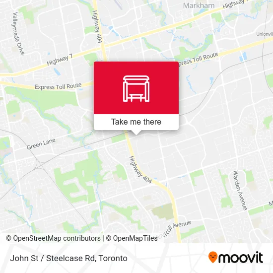 John St / Steelcase Rd map