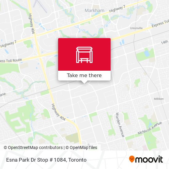 Esna Park Dr Stop # 1084 plan