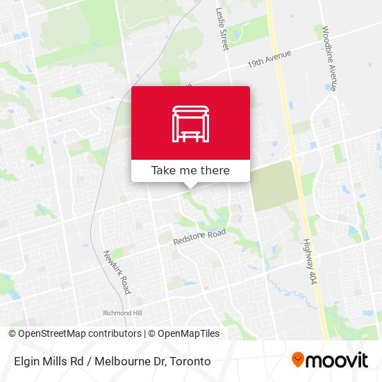 Elgin Mills Rd / Melbourne Dr map