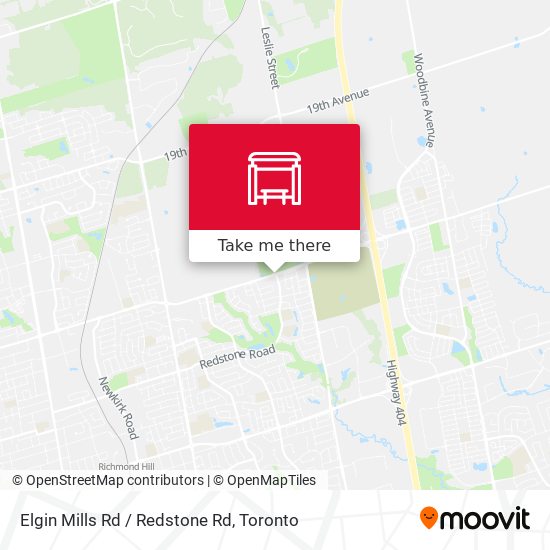 Elgin Mills Rd / Redstone Rd plan