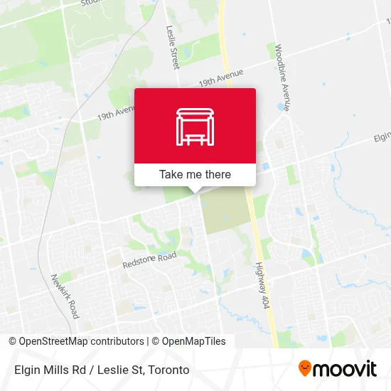 Elgin Mills Rd / Leslie St map