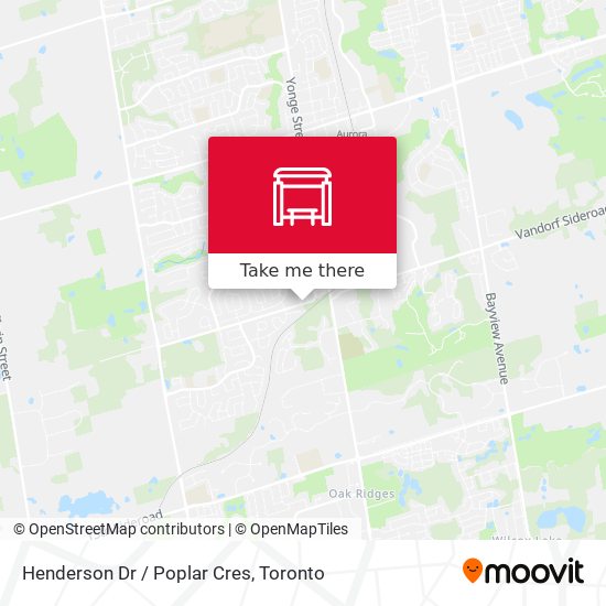 Henderson Dr / Poplar Cres map