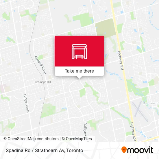 Spadina Rd / Strathearn Av map