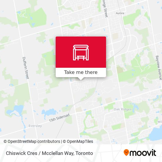 Chiswick Cres / Mcclellan Way map