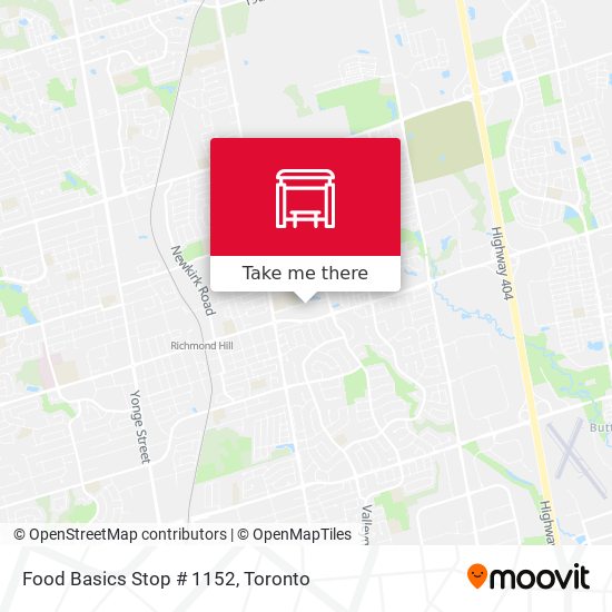 Food Basics Stop # 1152 plan