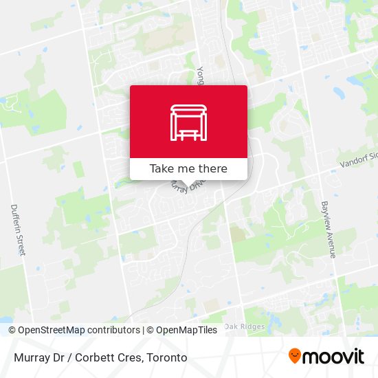 Murray Dr / Corbett Cres map