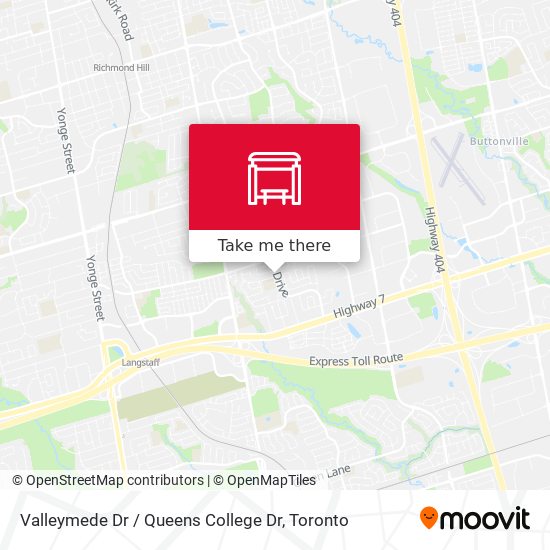 Valleymede Dr / Queens College Dr map