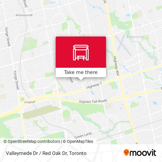 Valleymede Dr / Red Oak Dr map