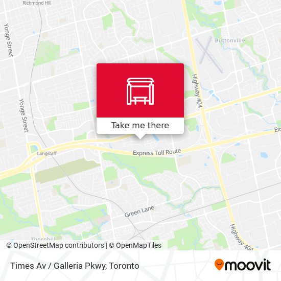 Times Av / Galleria Pkwy plan