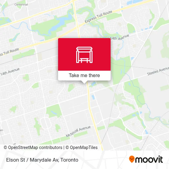 Elson St / Marydale Av map