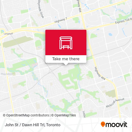 John St / Dawn Hill Trl plan