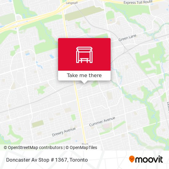Doncaster Av Stop # 1367 plan