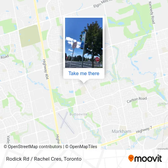 Rodick Rd / Rachel Cres map