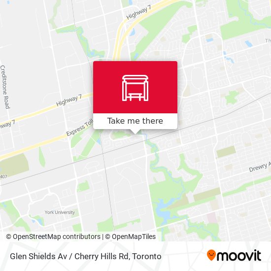 Glen Shields Av / Cherry Hills Rd plan