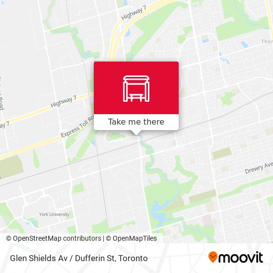 Glen Shields Av / Dufferin St plan