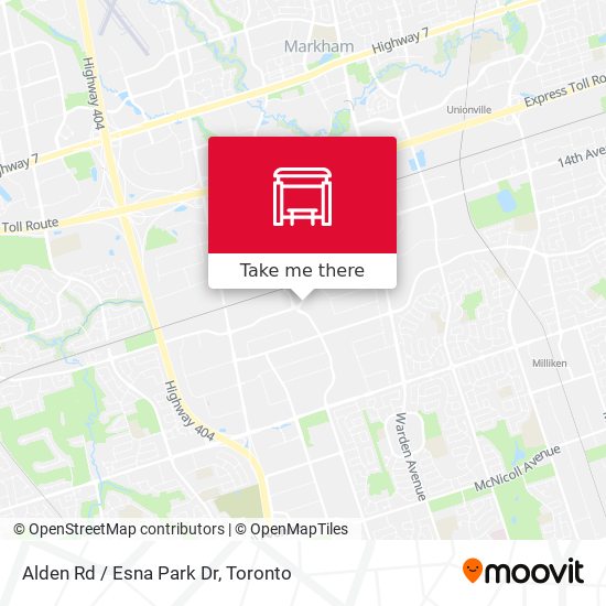 Alden Rd / Esna Park Dr map