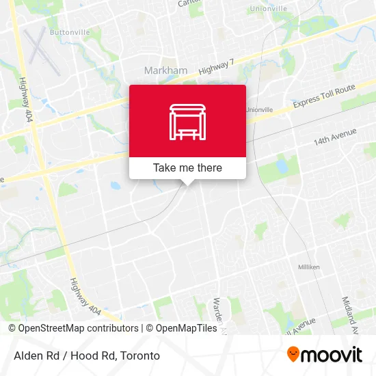 Alden Rd / Hood Rd map
