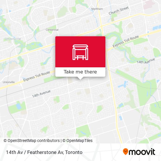 14th Av / Featherstone Av map
