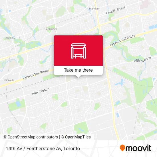 14th Av / Featherstone Av map