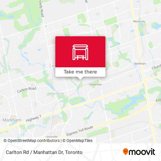 Carlton Rd / Manhattan Dr map