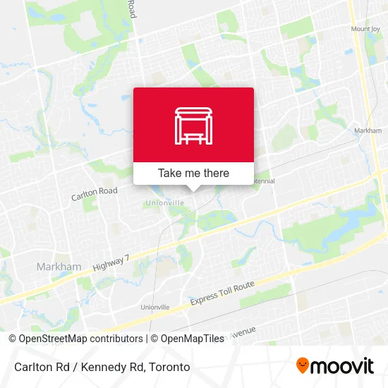 Carlton Rd / Kennedy Rd map