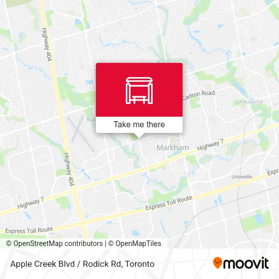 Apple Creek Blvd / Rodick Rd map