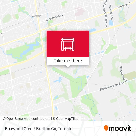 Boxwood Cres / Bretton Cir map