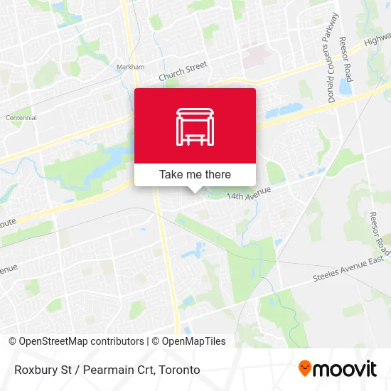 Roxbury St / Pearmain Crt map