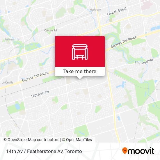 14th Av / Featherstone Av map