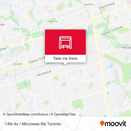 14th Av / Mccowan Rd map