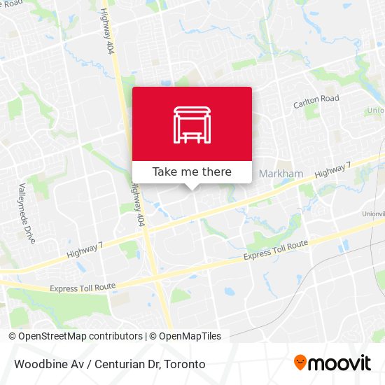 Woodbine Av / Centurian Dr plan