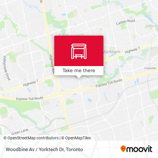 Woodbine Av / Yorktech Dr map