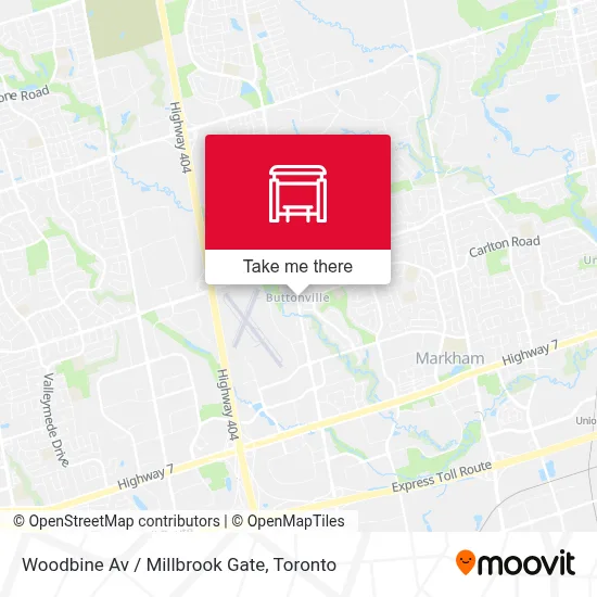Woodbine Av / Millbrook Gate map