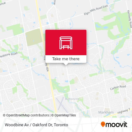 Woodbine Av / Oakford Dr map