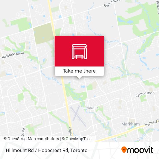 Hillmount Rd / Hopecrest Rd map