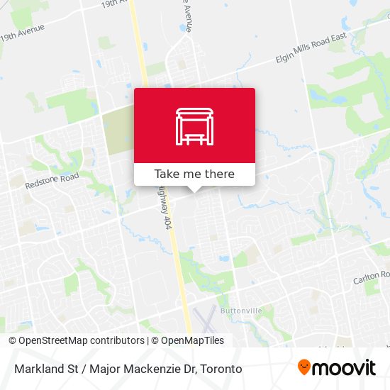 Markland St / Major Mackenzie Dr map