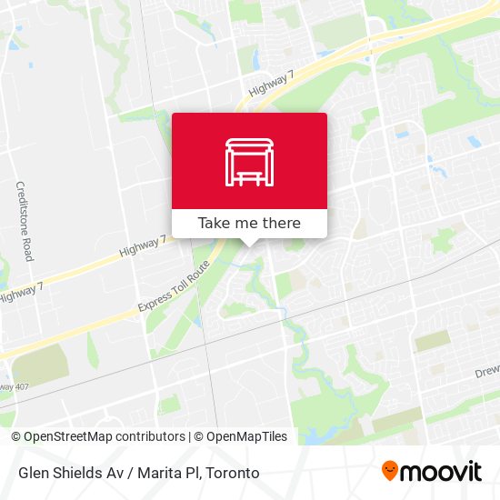 Glen Shields Av / Marita Pl plan