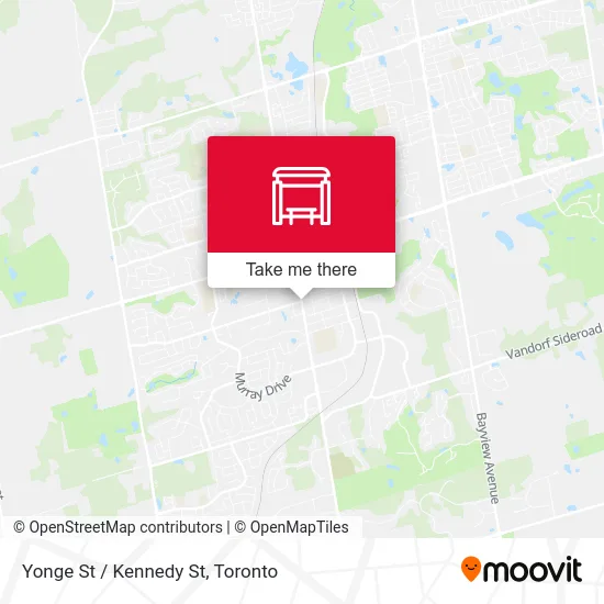Yonge St / Kennedy St map