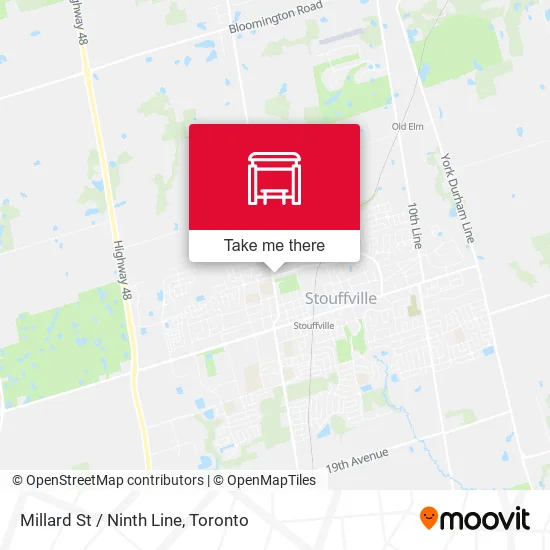 Millard St / Ninth Line map