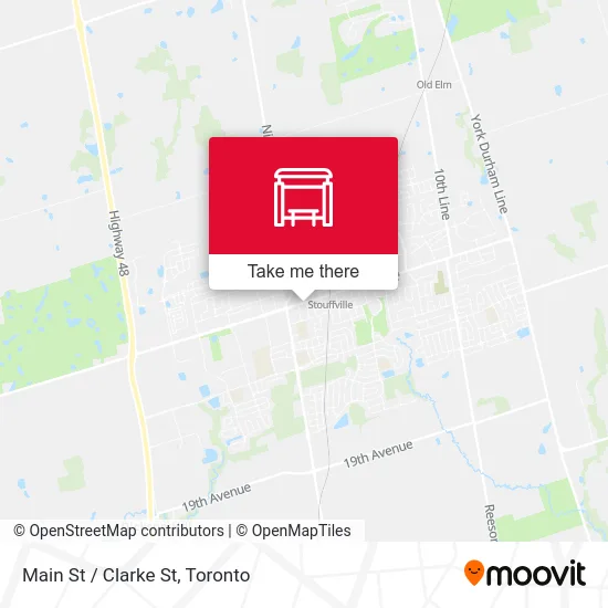 Main St / Clarke St map