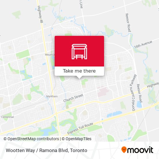 Wootten Way / Ramona Blvd map