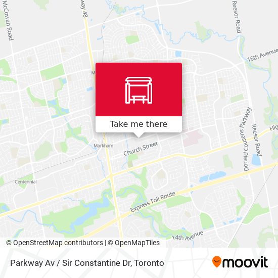 Parkway Av / Sir Constantine Dr map