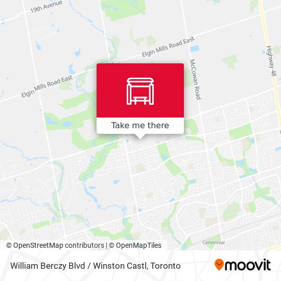 William Berczy Blvd / Winston Castl map